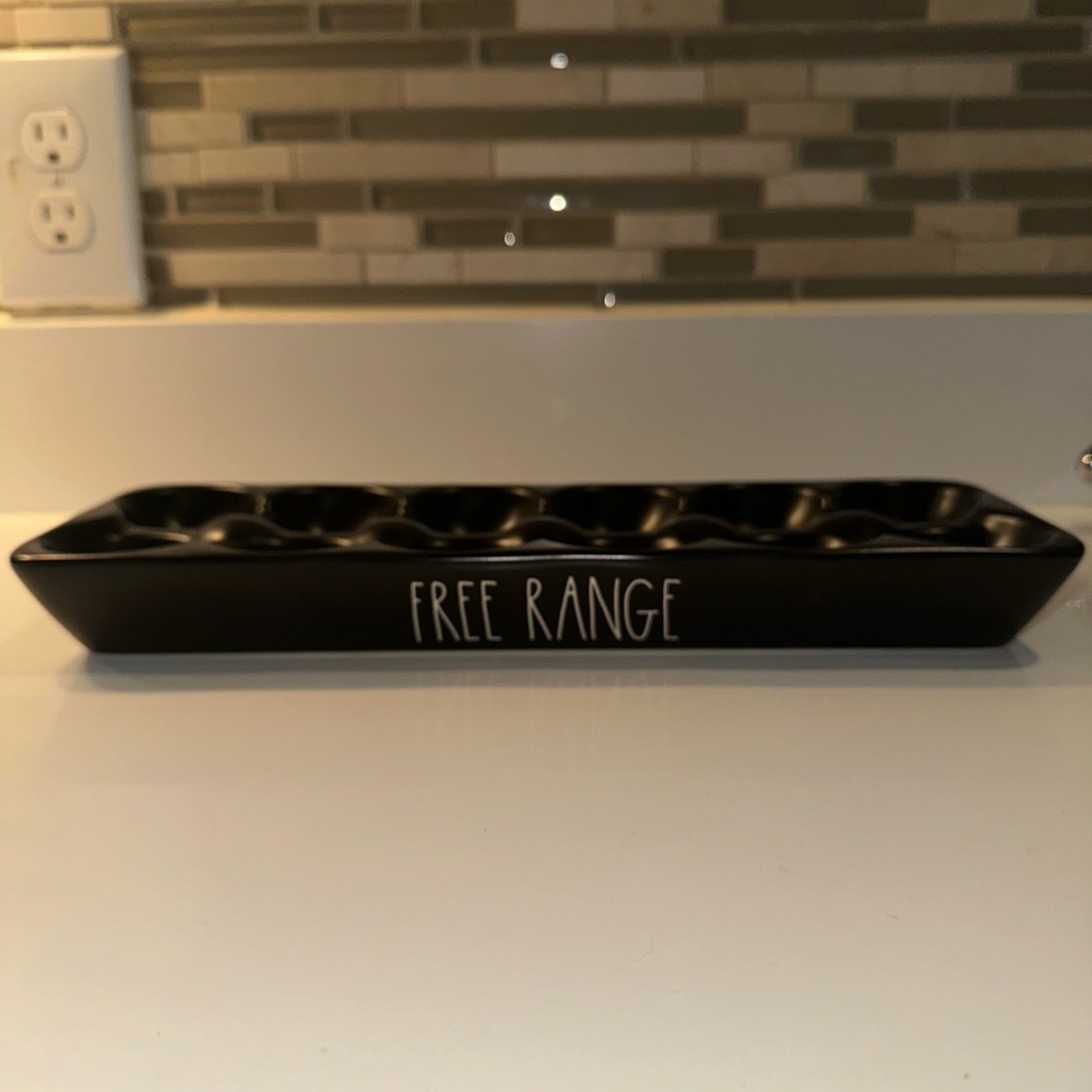 Rae Dunn Free Range Egg Holder